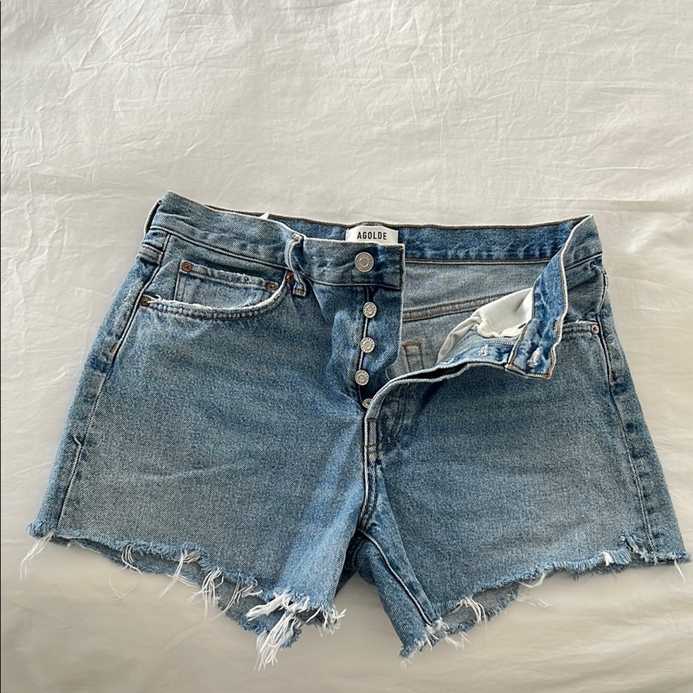 AGOLDE long Parker Shorts